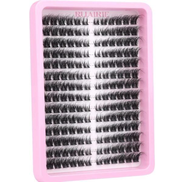 81ZlIZ18dL._SL1500_.jpg Lash Clusters Volume Eyelash Clusters Eyelash Extensions 168pcs DIY Individual Lashes Extensions 8-16MM Wispy Cluster Lashes by Ruairie