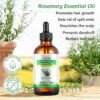81a1Z7iBHIL._SL1500_.jpg Rosemary Oil for Skin Care & Stimulates Hair Growth for Men Women -120ml 100% Pure Rosemary Essential Oil for Eyebrow and Eyelash, Nourishes The Scalp
