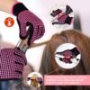 81aD9jHMv-L._SL1500_.jpg MORGLES Heat Resistant Gloves, 2 Pcs Professional Heat Gloves for Hair Styling Silicone Hot Mat 6 Pcs Hair Clips and 2 Pcs Styling Comb for Curling Iron Wands Flat Iron