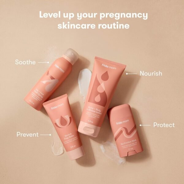 Frida Mom Pregnancy Belly Cream, In Shower Body Lotion for Fully Body and Bump, Moisturizing Lotion for Pregnant Dry and Stretched Skin, 6oz