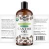 81aqqBC4SpL._SL1500_.jpg NaturoBliss Organic Castor Oil 100% Pure and Natural Premium Grade for Hair Growth, Eyelashes and Eyebrows - Carrier Oil - Hair and Body - Expeller-Pressed & Hexane-Free (32 Fl Oz)