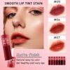 81bEDQEsndL._SL1500_.jpg 7 Colors Lip Tint Stain Set, Plumping Mini Liquid Lipstick, Korean Lip Gloss Moisturizing Natural, Multi-Use Lip and Cheek Tint, Long lasting Non-Stick Cup Waterproof,High Pigment, Vivid Color (SET A)