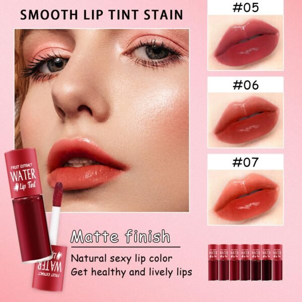 81bEDQEsndL._SL1500_.jpg 7 Colors Lip Tint Stain Set, Plumping Mini Liquid Lipstick, Korean Lip Gloss Moisturizing Natural, Multi-Use Lip and Cheek Tint, Long lasting Non-Stick Cup Waterproof,High Pigment, Vivid Color (SET A)