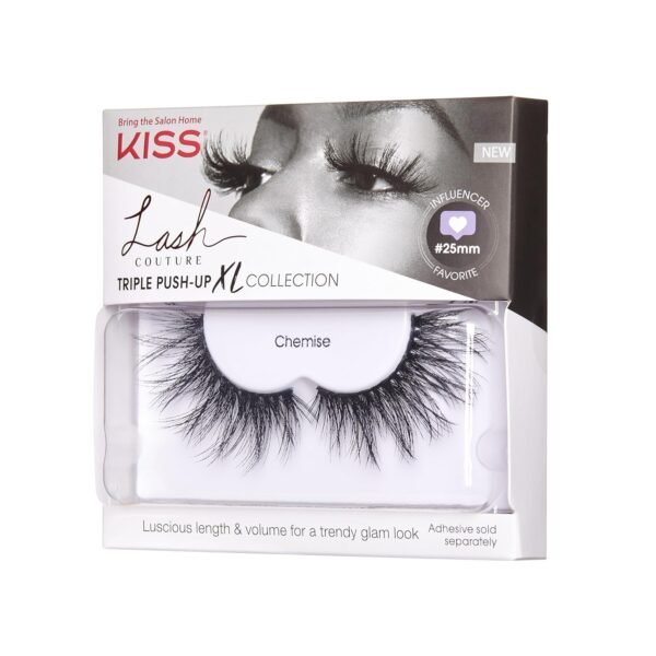 81bHIMEo5QL._SL1500_.jpg KISS Lash Couture Triple Push-up False Eyelashes, 'Halloween 02', Includes, Contact Lens Friendly, Easy to Apply, Reusable Strip Lashes