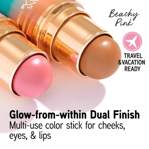 81br7cKm5lL._SL1500_.jpg Physicians Formula Butter Glow & Go Multiuse Stick, Ultra-Creamy Radiant Finish Formula with Murumuru Butter, Vegan & Cruelty-Free- Beachy Pink