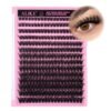 81c2dnZCDjL._SL1500_.jpg 280Pcs Wispy Individual Lashes DIY Eyelash Extensions 8-16MM D-Curly Lash Extensions Lash Clusters 80D Cluster Eyelashes DIY at Home by ALICE