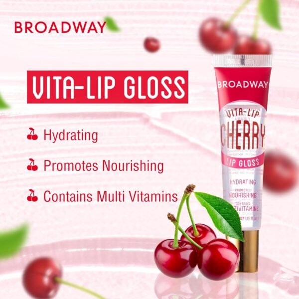 81c39hrI61L._SL1500_.jpg Ruby Kisses Broadway Vita-Lip Clear Lip Gloss (7 Pack) Ultra-Hydrating & Soothing Formula with Vitamins, High-Shine Non-Sticky Finish Lip Balm with Honey, Argan Oil, Shea, Mango Butter, Cherry, Peach