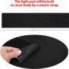 LOVTRAVEL New 31.5'' X 11.8'' LED 660nm Red Light and 850nm Near Infrared Light Therapy Devices Mat Large Wearable Pads Belt Wrap for Body Pain Relief