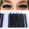 Geeneiya Eyelash Clusters Full Lash Extension Mink Thick Cluster Eyelash Extensions 10-18MM Cluster Lashes Individual Wispy Fake Eyelashes, Not Kit (60D+80D, 280Pcs)