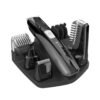 Remington Head to Toe Advanced Rechargeable Powered Body Groomer Kit, Beard Trimmer (10 Pieces), 6.3 Inch, Black