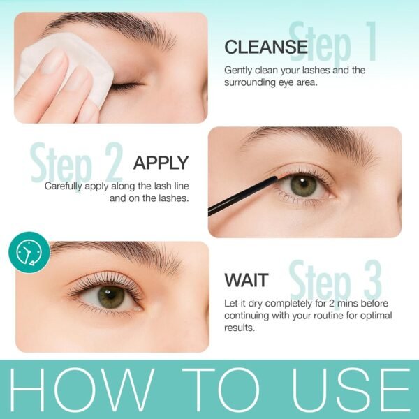 LASHVIEW Eyelash Growth Serum (0.17fl.oz / 5ml) - Premium Lash Enhancer for Longer, Thicker, Fuller Lashes - Strengthens & Conditions Lashes - Safe & Effective Formula for Visible Results in 2 Weeks