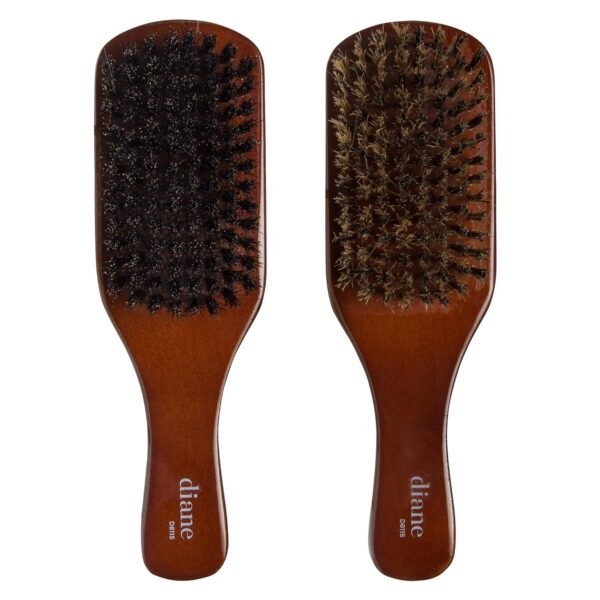 81dNvJqoa4L._SL1500_.jpg Diane Premium 100% Boar Bristle 2-Sided Club Brush for Men and Barbers, Medium and Firm Bristles for Thick Coarse Hair, Detangling, Smoothing