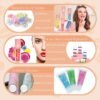 DIY Lip Gloss Making Kit - All-in-One to Make Your Own Lip Care Gloss Set with Clear Base, Pigments, Glitter, Tubes, Fun Creative Gift for Women Girls Makeup Lovers in Christmas Birthdays