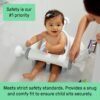 Summer by Ingenuity My Bath Seat for Sit-Up Baby Bathing, Sure & Secure Suction Cups, ASTM Safety Tested & Approved, Backrest for Assisted Sitting, Easy Setup & Storage, Pink