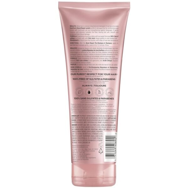L'Oreal Paris Bonding Conditioner for Color Treated Hair, Strengthen and Repairs Weak Hair Bonds, Sulfate Free & Vegan Hair Care, EverPure, 6.8 Fl Oz