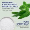 Dr Teal's Body Wash with Pure Epsom Salt, Relax & Relief with Eucalyptus & Spearmint, 24 fl oz (Pack of 4)