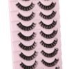 81f72YTp2SL._SL1500_.jpg wiwoseo False Eyelashes Russian Strip Lashes Natural Look Lashes Wispy Volume Russian Lashes 3D Effect Fake Eyelashes 10 Pairs Pack