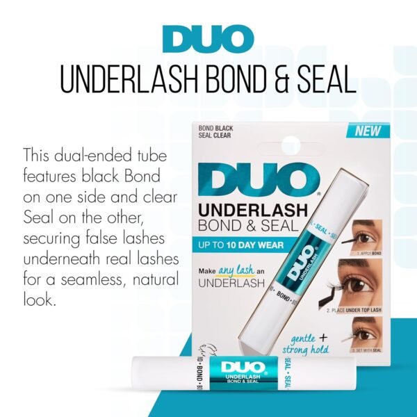 81fAiUg4UdL._SL1500_.jpg DUO Underlash Bond and Seal – Dual-Ended Bond and Seal Lash Glue with Sealer for Lash Clusters, Long-Lasting Hold Eyelash Glue