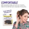 81fU0-UvuL._SL1500_.jpg Hair Pins - 2 1/2" Plastic, U-shaped Magic Grip Hairpins, Strong Durable Pins For Fine, Thick & Long Hair, Styling Accessories - Tortoise Shell, Set of 10