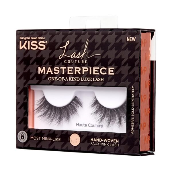 81flqKC3BCL._SL1500_.jpg KISS Lash Couture Masterpiece Fake Eyelashes Style 02, ‘Haute Couture’, One-of-a-Kind Luxe Lash, Hand Woven Faux Mink Synthetic False Eyelashes, 1 Pair