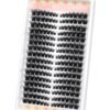 81gPR8vWP3L._SL1500_.jpg Fluffy Lash Clusters Wispy D Curl Eyelash Clusters 7-19MM Cluster Eyelash Extensions 224Pcs Cat Eye Individual Lashes Clusters Soft Luxury DIY Lash Extension Clusters at Home by Pleell