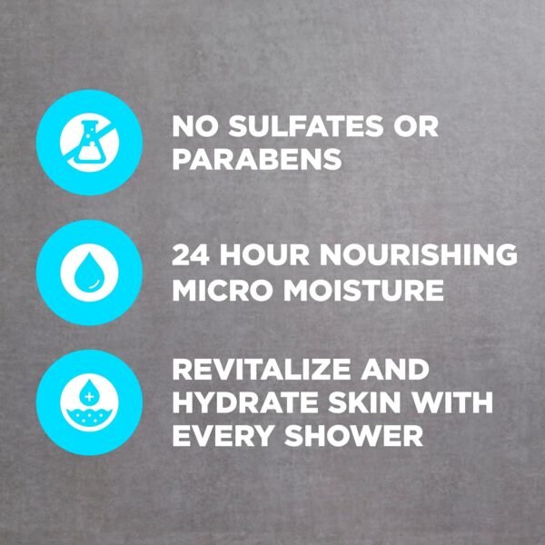 DOVE MEN + CARE Relaxing Blue Eucalyptus + Birch Body and Face Wash with 24-Hour Nourishing Micromoisture Technology Body Wash for Men 30 oz