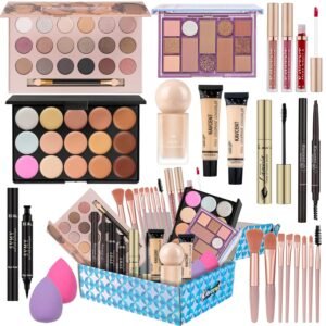 Makeup Kit for Women Full Kit Makeup Kits for Teens Teenager Makeup Gift Set for Teens Women Eyeshadow FoundationTeen Makeup Kit Makeup Sets