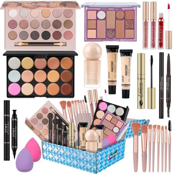 Makeup Kit for Women Full Kit Makeup Kits for Teens Teenager Makeup Gift Set for Teens Women Eyeshadow FoundationTeen Makeup Kit Makeup Sets