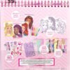 Horizon Group USA Barbie Magazine - Create Hair & Makeup Looks with 130+ Stencils, 180+ Stickers, Crayons & Pretend Makeup