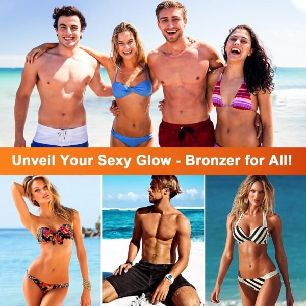 Brown Tanning Cream 5.25 Fl Oz,Lntensive Tanning Gel,Lnstant Tan Enhancer With Added Shimmer - Tan Accelerator Cream, Soft Intensive Luxe for Sunbeds &Outdoor Sun