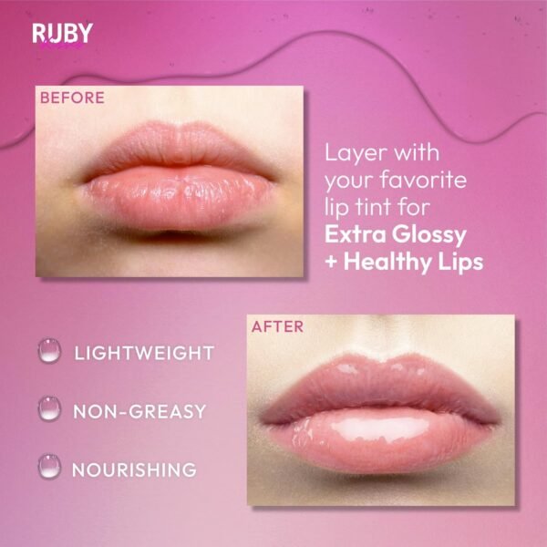 81hnIYMi2pL._SL1500_.jpg Ruby Kisses Hydrating Lip Oil Clear RLO01 (6 PACK)