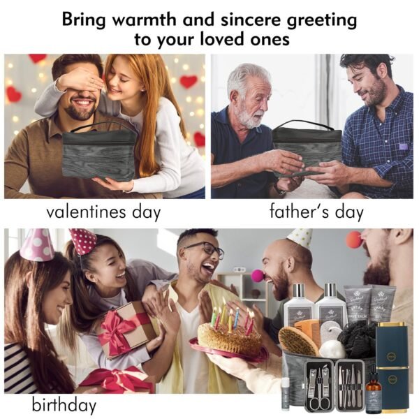 Father's Day Gift, 14 Pieces Grooming Set for Men, Skin Care Set, Beard Kit Spa Set, Bath & Body Care Set, Gifts for Boyfriend, Dad, Anniversary Gifts for Men, Birthday, Christmas, Valentine's Day