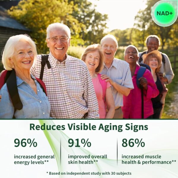 NMN Supplement Alternative, Liposomal Nicotinamide Riboside 900mg, NAD Nicotinamide Riboside Resveratrol, Quercetin, High Purity NAD Supplement for Anti-Aging, Energy, Focus(80 Capsules)