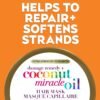 OGX Extra Strength Damage Remedy + Coconut Miracle Oil Hair Mask, Extra Hydrating & Softening Anti-Frizz Treatment to Help Repair Hair, Paraben-Free, Sulfated-Surfactants Free, 6 oz