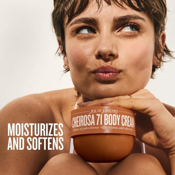 Sol de Janeiro Limited Edition Cheirosa 71 Shimmering Body Cream | 8.1 fl oz/ 240ml | Glow Cream for Body | Amazon Exclusive