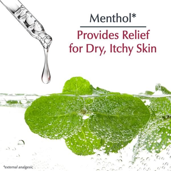 Eucerin Itch Relief Intensive Calming Body Lotion for Dry Itchy Skin, Unscented Lotion with Cooling Menthol and Ceramides, 8.4 Fl Oz Bottle