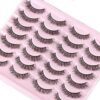 81jdPRab-hL._SL1500_.jpg FARRED Natural Lashes Short Eyelashes Wispy False Mink Lash Pack 14 Pair Natural Look Fluffy Cat Eye Strip Eyelash Small Fake Lashes Full Pestañas Sets for MUA and Beginners Daily Makeup (F1 | 8-14mm)
