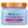 Tree Hut Exotic Bloom Shea Sugar Scrub | Exfoliating Body Scrub Removes Dead, Dry Skin for a Soft & Hydrated Feel | Nourishing Essential Body Care | 18 fl oz.