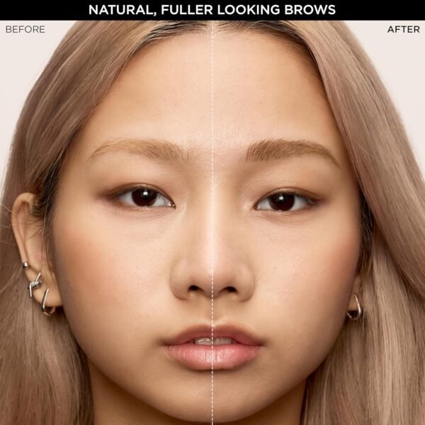 L'Oreal Paris Faux Brow, Hair-Like, Filling Eyebrow Pen with Double-Brush Tip, Fast & Precise Eyebrow Makeup, Light Brunette, 0.04 Fl Oz