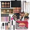 Make up Sets,Makeup Kit For Girls 10-12,Make up Gift For Women Girs Teens with Eyeshadow Palette, Lipgloss Set, Brushes, Concealer, Makeup Bag