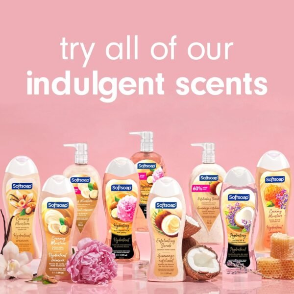 Softsoap Body Wash Pump, Coconut Butter Scrub, Exfoliating Body Wash, 32 Ounce (Pack of 1), WHITE (Package May Vary)