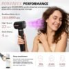 7 in 1 Professional Hair Styling Tool – Hot Air Brush Set, Multi-Styler and Blow Dryer Brush Straightening and Curling, Ionic & Infrared Tech, Cool Shot, 3 Heat & Speed Settings, Includes Travel Bag