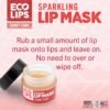 81lKJph39ML._SL1500_.jpg Eco Lips Sparkling Vanilla Mint Candy Cane Lip Mask and Sugar Lip Scrub for Holiday Gifting, Stocking Stuffers, 0.25 oz. (2 ct)