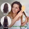 81lMn0B0GQL._SL1500_.jpg MRD Hair Brush Set, Natural Bamboo Comb Paddle Detangling Hairbrush, Wide-tooth and tail comb No Bristle, suit for Women Men and Kids Thick/Thin/Curly/Dry Hair Gift kit
