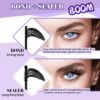 B&Q Lash Bond and Seal Cluster Lash Glue 5ML Lash Clusters Overnighter 5ML Lash Bond Lash Sealer for Cluster Lashes Waterproof Glue Longer Life Coating -2pcs