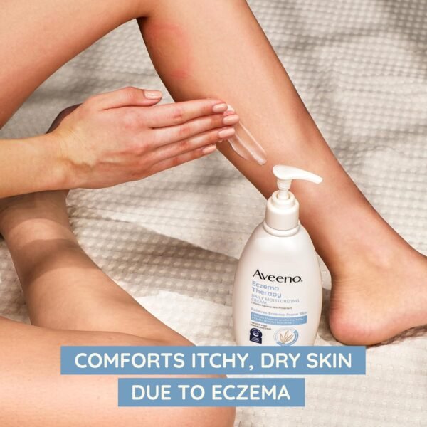81lpJklQanL._AC_SL1500_.jpg Aveeno Eczema Therapy, Nighttime Itch Relief Balm for Body, Moisturizing Colloidal Oatmeal & Ceramide Formula, Fragrance & Steroid-Free, Soothing Dry Itchy Skin, 11 fl oz