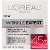 L'Oreal Paris Wrinkle Expert 45+ Anti-Aging Face Moisturizer with Retino-Peptide, Non-Greasy, Suitable for Sensitive Skin, 1.7 fl. Oz