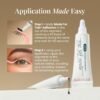 81lqYvNCnBL._SL1500_.jpg FlutterHabit Made for This Adhesive for Eyelash Extensions - Your Ultimate All-Day Hold Lash Cluster Glue for Effortless, Stunning, and Long-Lasting Eyelashes - All-in-one Lash Glue