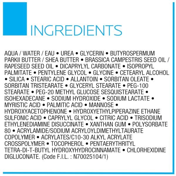 81lxn8qa88L._SL1500_.jpg La Roche-Posay Lipikar Urea 10% Roughness Smoothing Lotion, Body Lotion For Dry Skin With 10% Urea + Shea Butter + Allantoin, Rough And Bumpy Skin Lotion, Softens & Smooths Skin With 1 Application