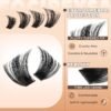 81mKnDFEuL._SL1500_.jpg Focipeysa Eyelash Extensions 200D Lash Clusters 14-20MM Lashes Extensions Thick Lash Clusters D-Curly Individual Lashes Extensions Soft Reusable Cluster Lash Extension DIY Lash Cluster Extensions